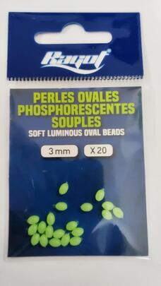 Perla fosforescente 3mm (20unds)