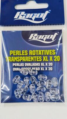 Perlas Giratorias Doble Taladro TALLA XL 20 Unidades